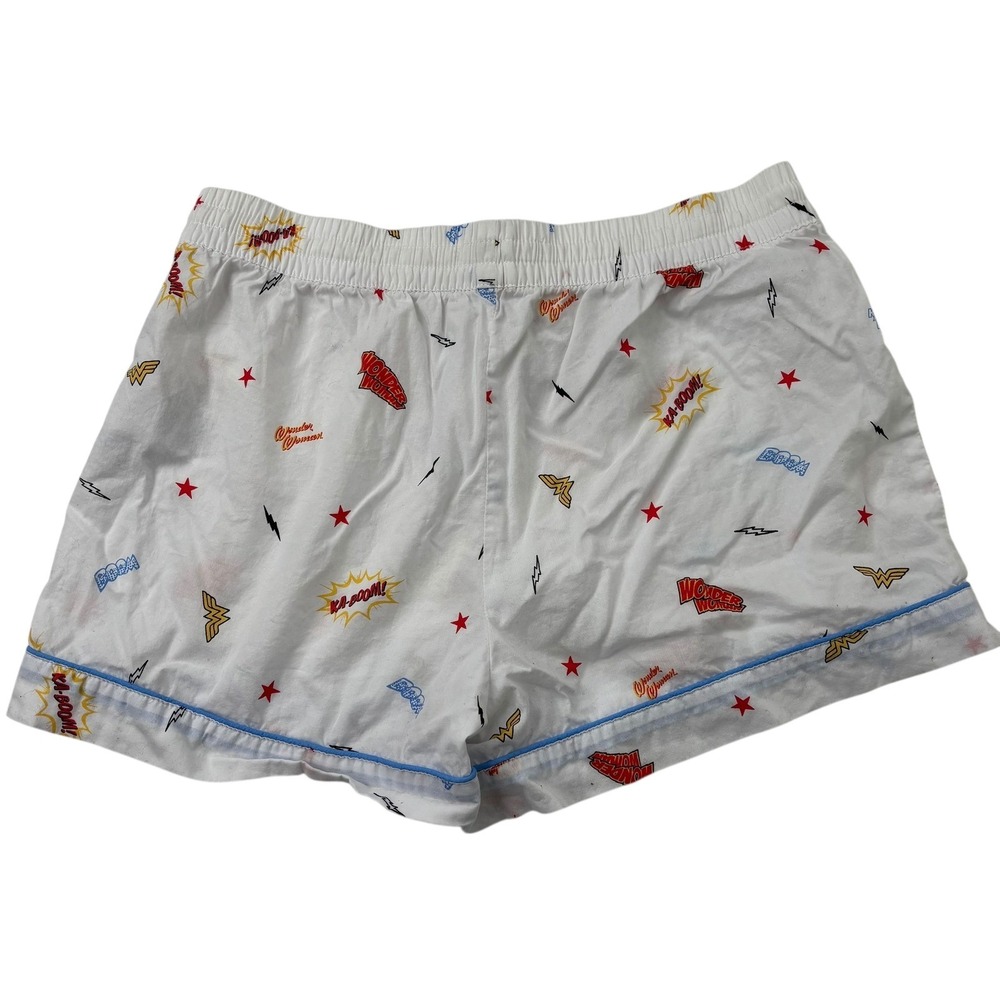 GapBody‎ DC Comics Wonder Woman Pajama Sleep Shorts Women's Small White
